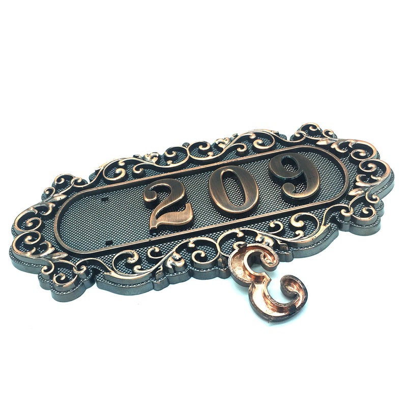 MGTECH Door Number Plate for Hotel, Apartment, Office, Students Dormitory and Public Facilities (Doorplate C + 14 numbers) - Image 3